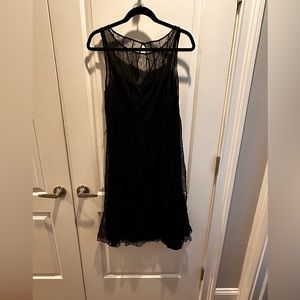 Black lace dress size 12
